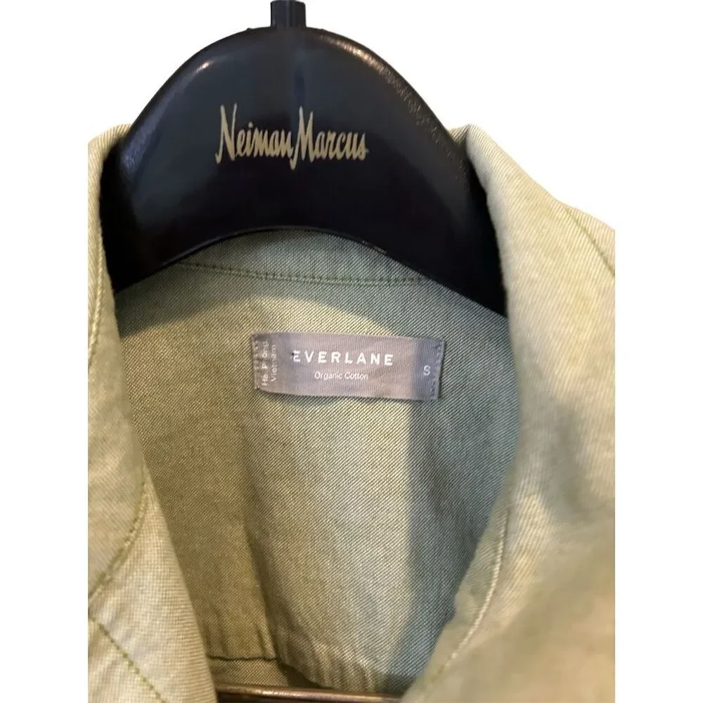 Everlane Men sage green  Button-Up Shirt Size‎ S Long Sleeve Relaxed Fit
